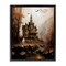 Stupell Industries Haunted Castle with Ghost Floating Frame By Jo Moulton